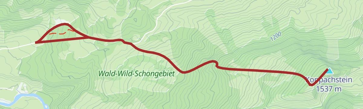 Route map: Bolgenach - Westlicher Koppachstein
